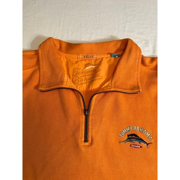 Men's XXL Tommy Bahama Organe Reflex Pullover Sweatshirt - Picture 3 of 4